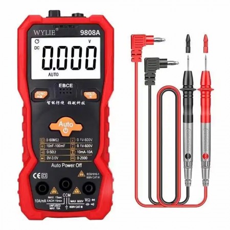 Wylie WL-9808A Intelligent Anti-Burn Fully Automatic Identification Digital Multimeter