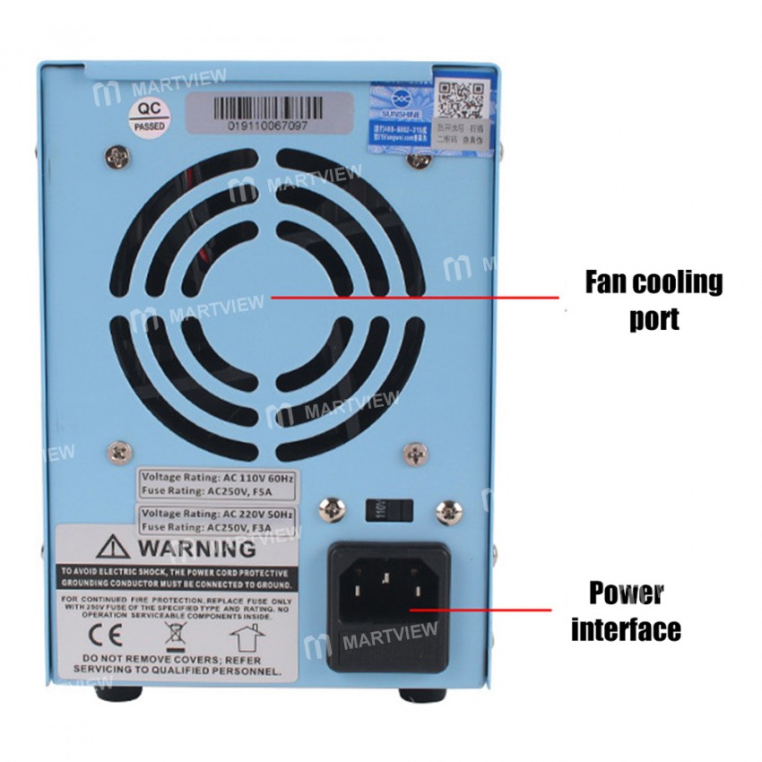 Sunshine P-3005A 30V 5A Digital Programmable Adjustable DC Power Supply