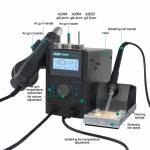 Quick 8586D+ 2-in-1 Soldering Iron Hot Air Gun Lead-free Smart Digital Display Rework Station