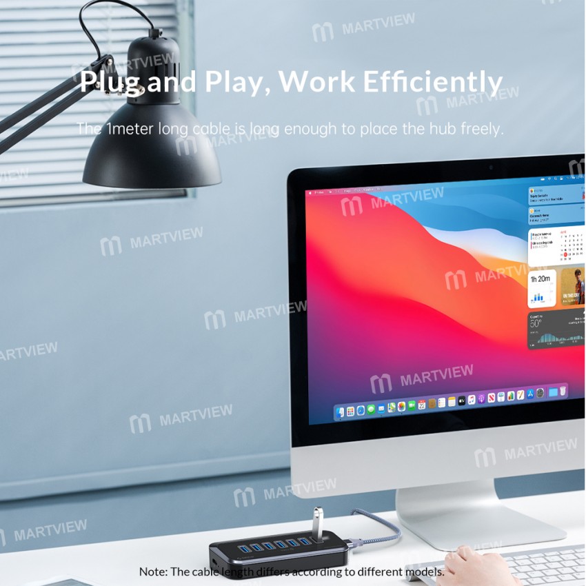orico m3-series-usb32-gen2-5gbps-4-port-hub-with-card-reading-port-for-desktop-pc-laptop-6