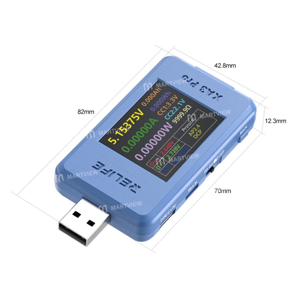 relife xa3-pro-multi-function-type-c-usb-professional-grade-usb-intelligent-detector-13