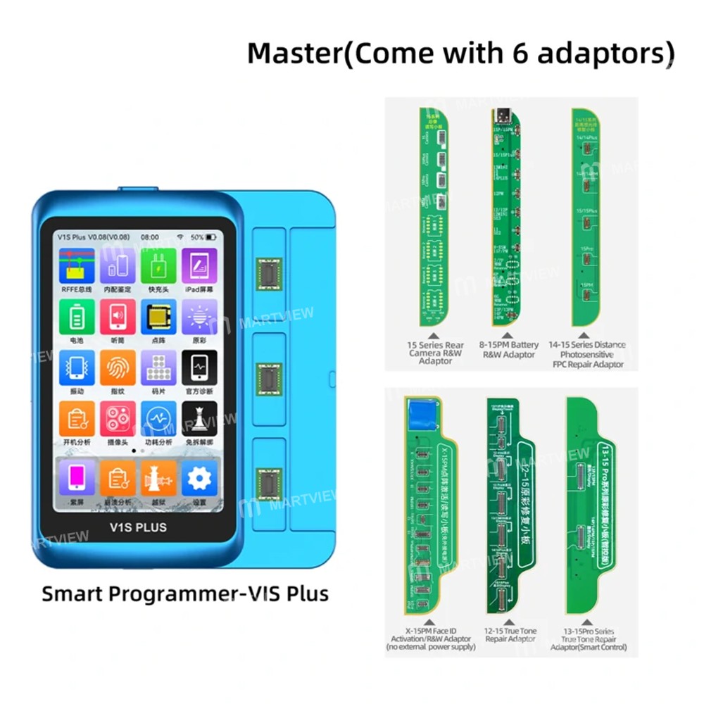 jcid v1s-plus-online-offline-dual-operation-mode-smart-programmer-for-iphone-6-16pm-repair-16