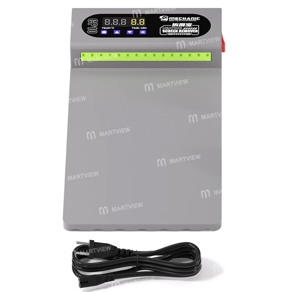 mechanic cp10-105-inch-screen-heating-separation-pad-with-dust-revealing-light-7