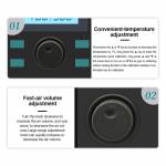 Quick 8686D+ 2-in-1 Soldering Iron Hot Air Gun Lead-free Smart Digital Display Rework Station