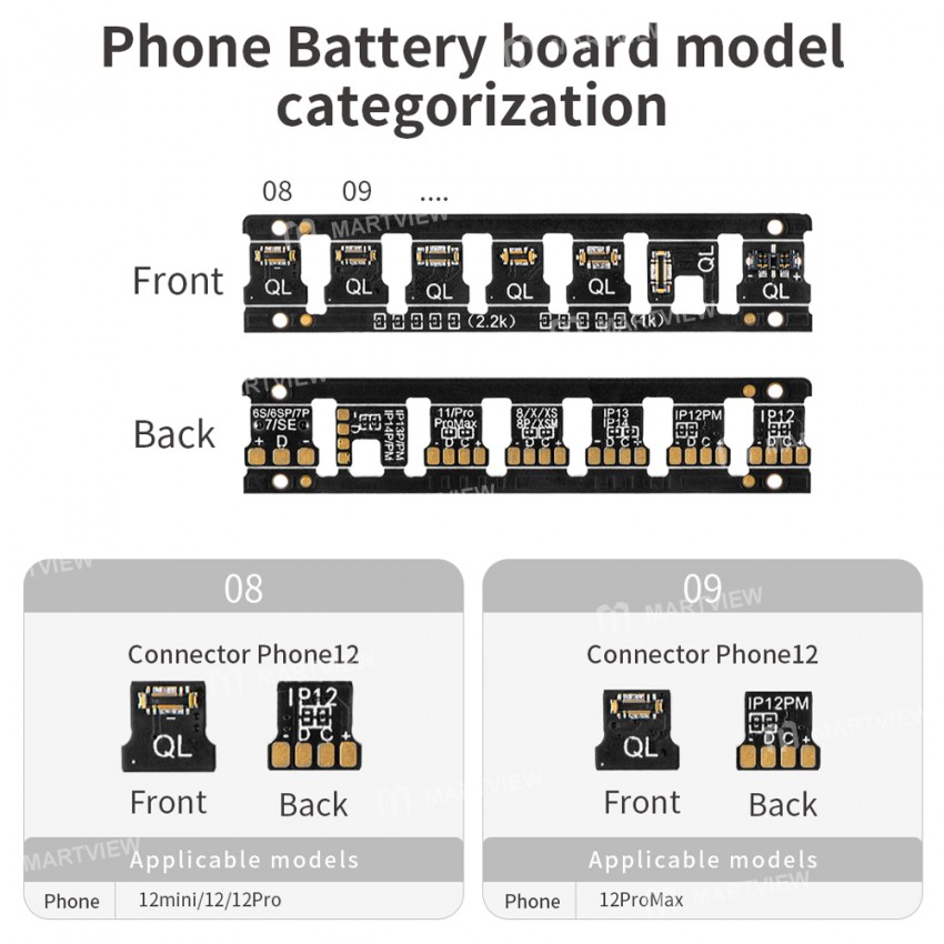 qianli mai-8-in-1-maintenance-silicone-power-cable-for-iphone-6-to-14-pro-max-android-huawei-8