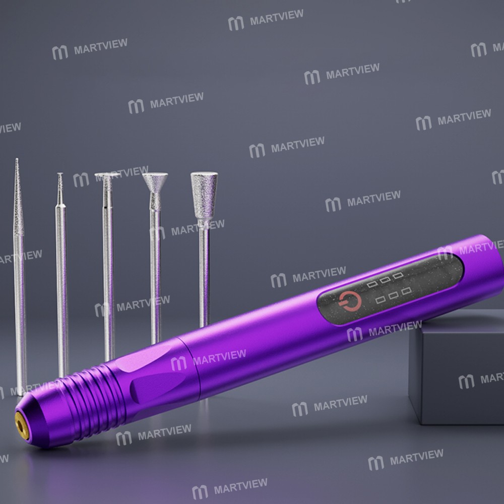 lanrui f2-multifunctional-electric-micro-grinding-pen-with-5pcs-grinding-heads-13