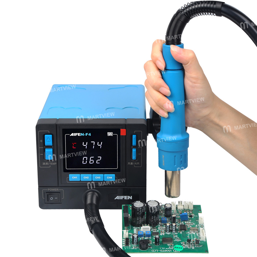 aifen f4-1000w-professional-digital-adjustable-temperature-hot-air-gun-desoldering-rework-station-5