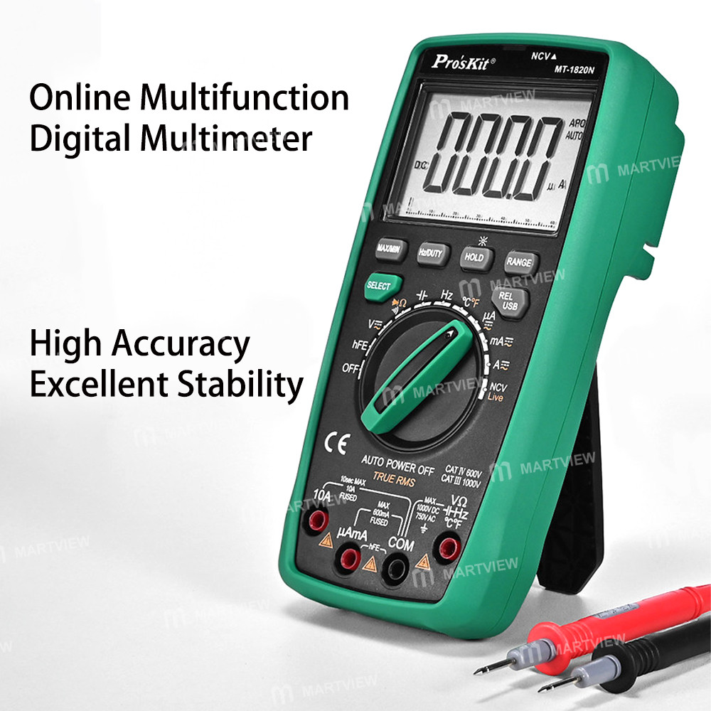 proskit mt-1820n-online-version-digital-display-multi-function-anti-burning-multimeter-with-usb-conn