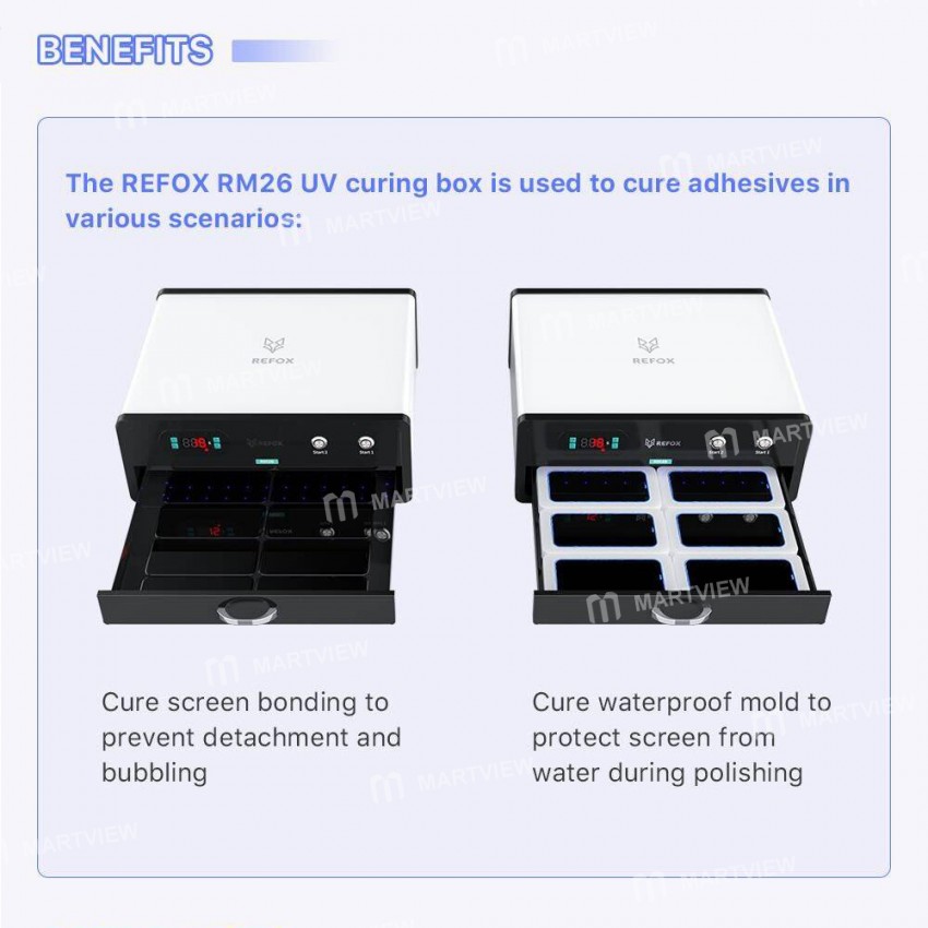 refox rm26-uv-glue-fast-curing-lamp-machine-for-mobile-phone-motherboard-repair-7
