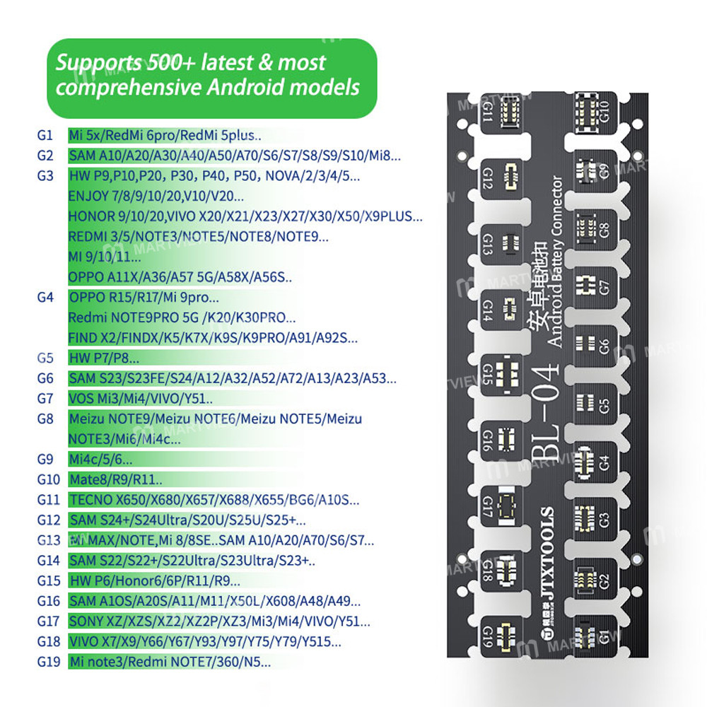 jtx bl-04-power-cable-battery-soft-fpc-connector-supports-most-android-phones-5