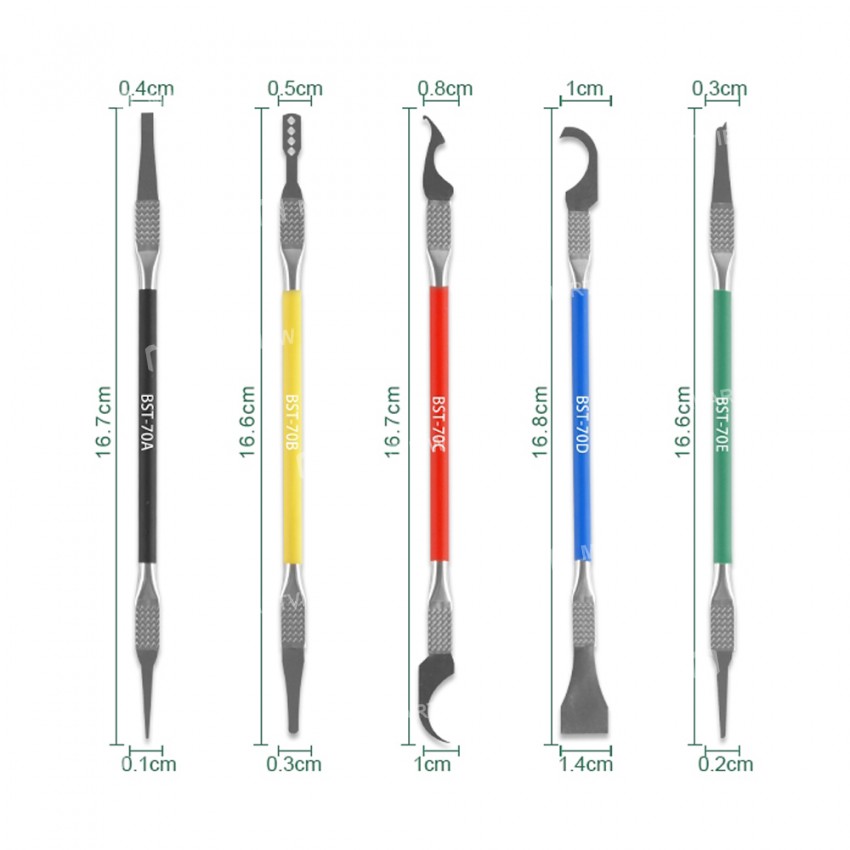 BST-70 5in1 High-Quality Motherboard BGA Chip CPU Glue Remove Tool Pry Knife