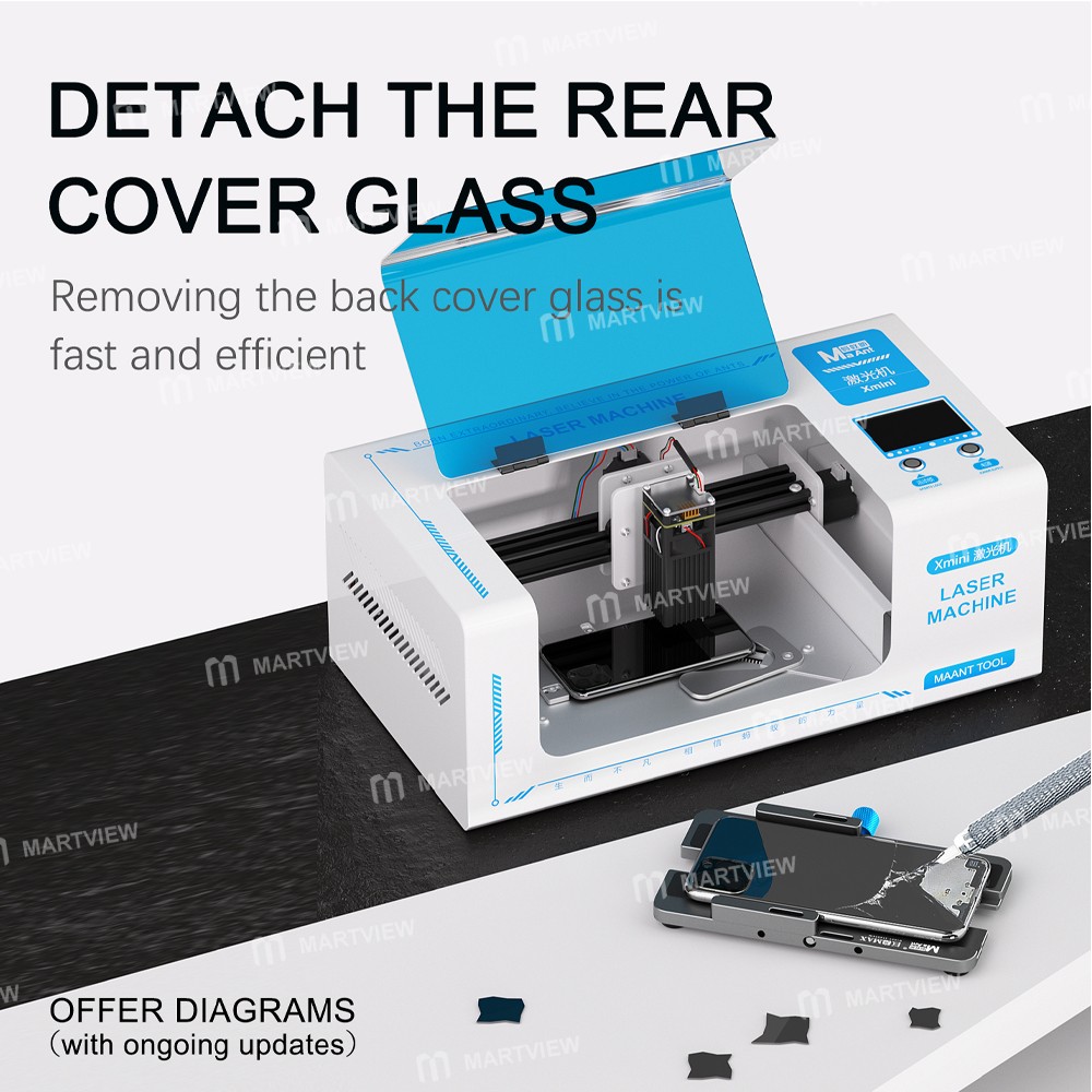 maant xmini-laser-machine-for-iphone-x-16pm-removing-rear-cover-glass-screen-bracket-5