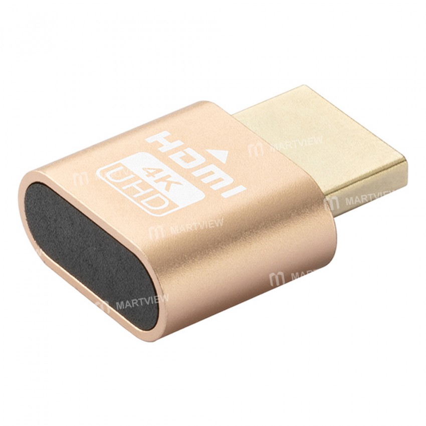 HDMI 4K DDC EDID Display Dummy Emulate Adapter for Mining