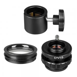 Oilproof Mirror + Limit Block + CTV Adapter Universal Microscope Accessories
