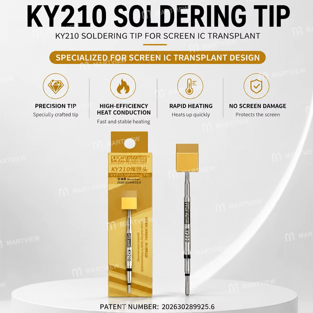 keguan ky210-soldering-iron-tip-specialized-for-screen-ic-transplant-compatible-with-iphone-11-17pm-