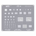 MaAnt Square Hole 0.12MM BGA Reballing Stencil Planting Tin Steel Mesh For iPhone 13mini 13Pro 13Pro