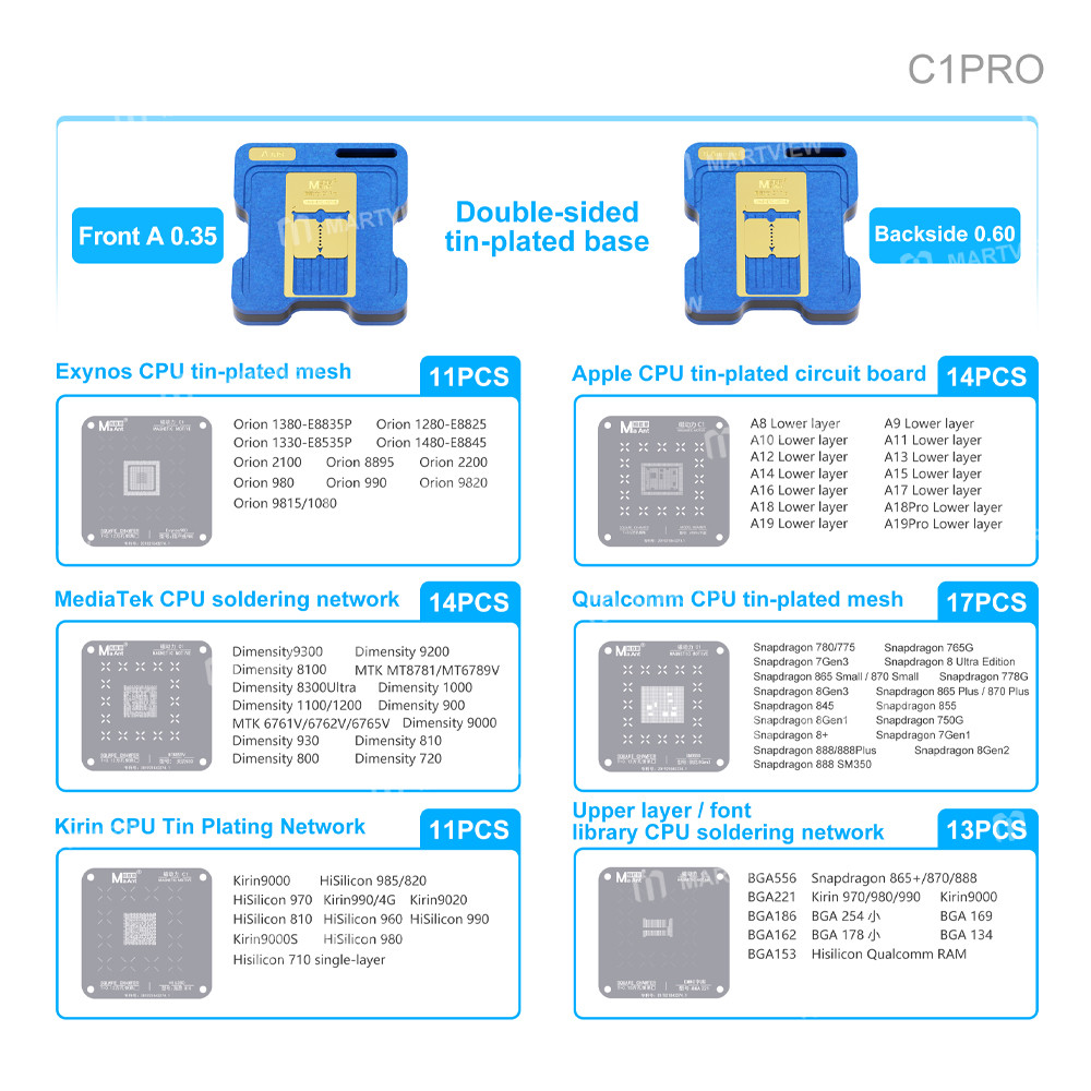 maant c1pro-magnetic-power-positioning-tin-planting-platform-set-for-apple-mtk-hisilicon-qualcomm-ex