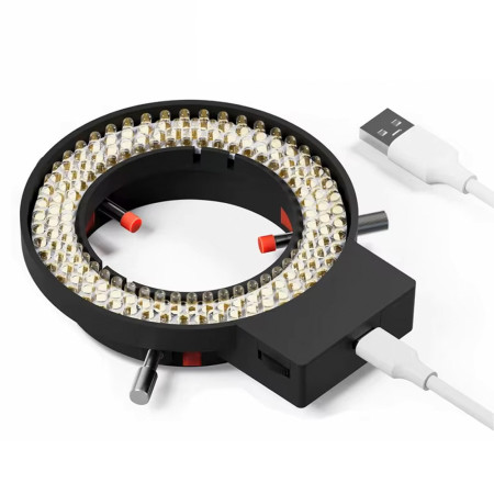 YCS 6558-Zone 144 LEDs Adjustable Brightness Microscope Light with Multi-Zone Lighting System