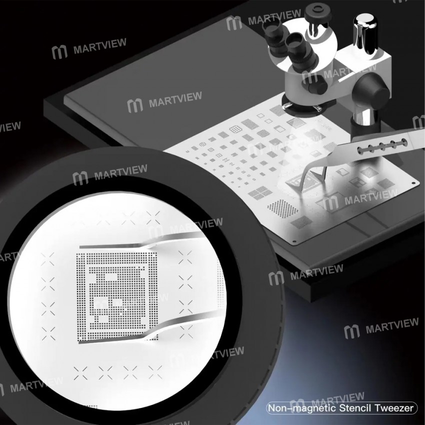 2uul tw21-tw22-non-magnetic-stainless-stencil-tweezers-with-holes-for-mobile-phone-repair-7