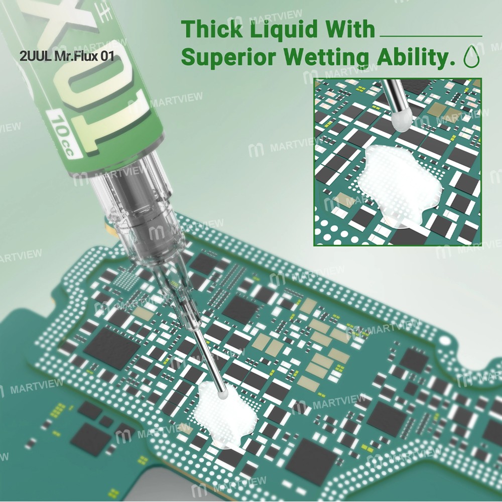 2uul sc17-mr-flux-001-10cc-acid-free-halogen-free-no-clean-solder-oil-for-pcb-repair-3