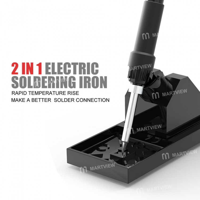 Kailiwei 3102D 2-in-1 LED Digital Soldering Station with Hot Air Gun and Electric Welding Iron For P