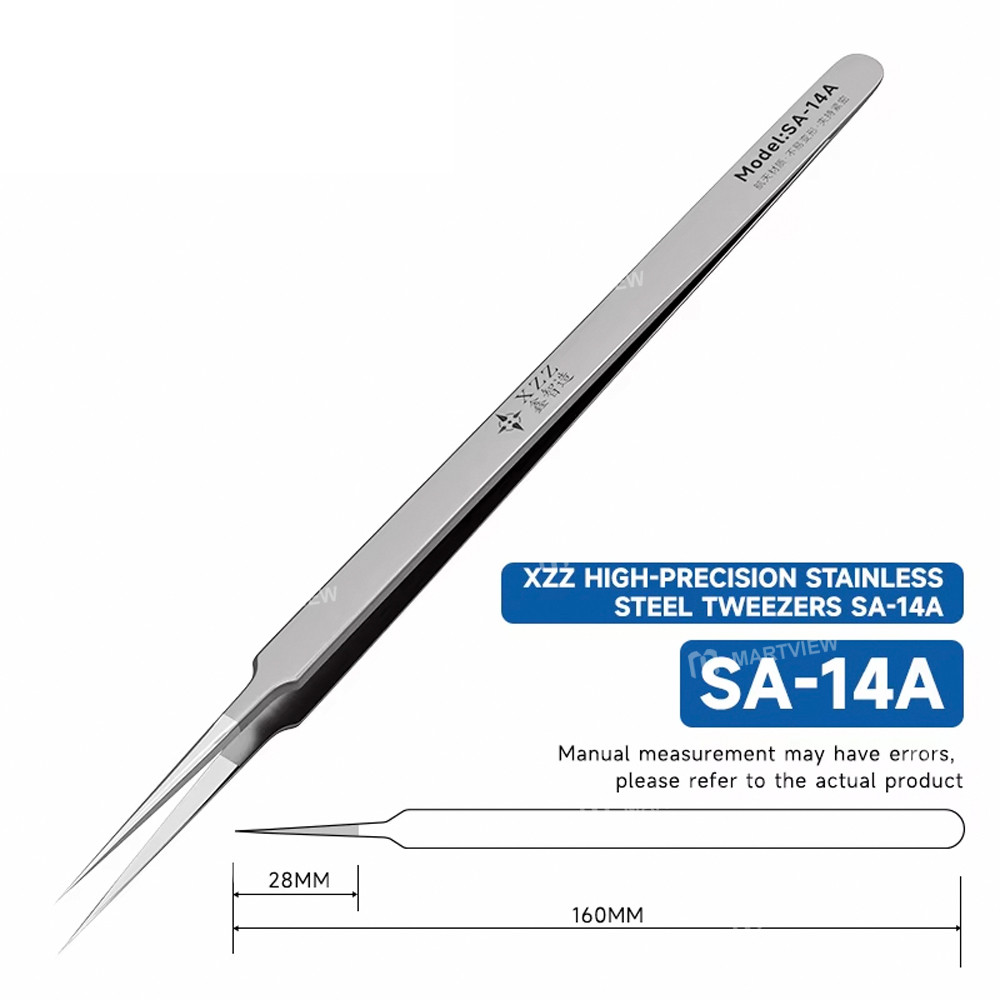 xzz sa-14-sa-15-extended-length-stainless-steel-ultra-fine-high-precision-flying-wire-tweezers-8