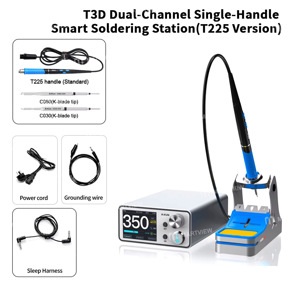aixun t3d-dual-channel-single-handle-smart-soldering-station-compatible-with-t225-t245-t210-t115-han