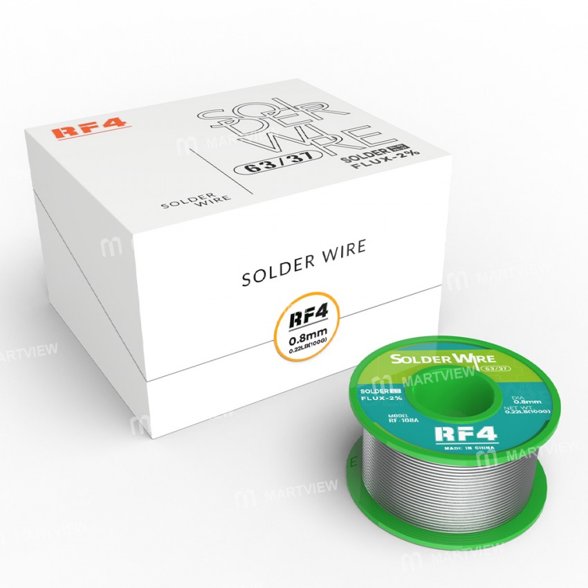 rf4 rf-108a-100g-08mm-63sn-lead-free-rosin-core-solder-tin-wire-1