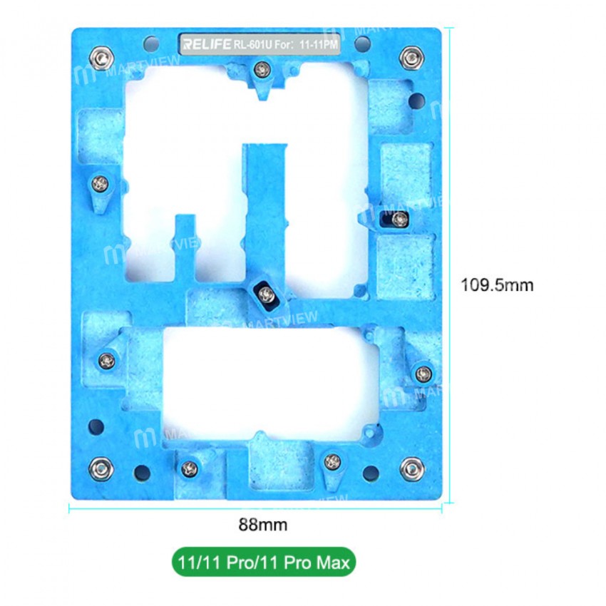 Relife RL-601U Precision Positioning Clamp Fixture Platform with Base for iPhone X - 12 Max Pro