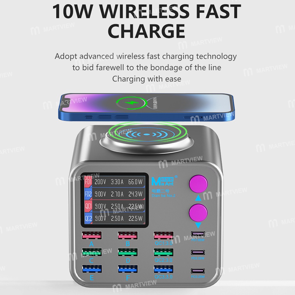 maant dianba-no2-300w-multi-function-13-port-pd-charger-support-pd31-fast-charging-9