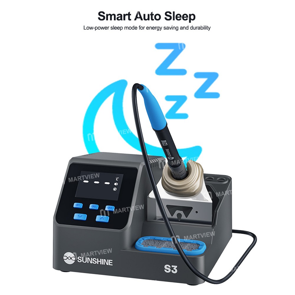 sunshine s3-60w-3-customizable-channels-c210-intelligent-digital-display-soldering-station-13