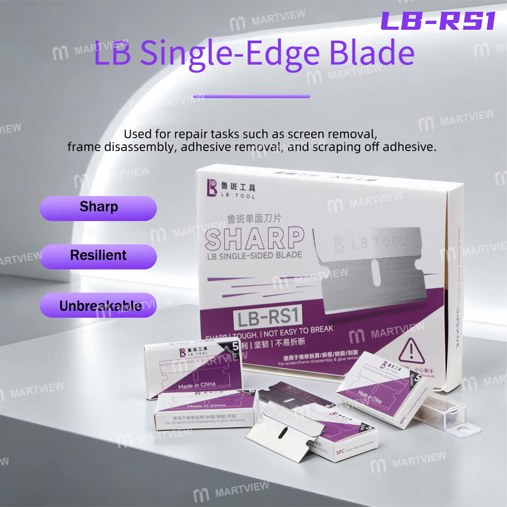 lb tool-lb-rs1-single-edge-carbon-steel-blades-for-screen-removal-frame-removal-adhesive-removal--10