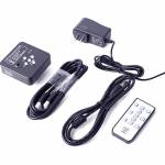 Continuous Zoom Trinocular Stereo Microscope Big Workbench with 34MP 2K HDMI USB Camera and 1 / 2 CT