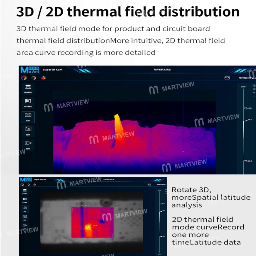 MaAnt Super IR Cam 3D-image Thermal Imaging for Mobile Phone Motherboard PCB Repair