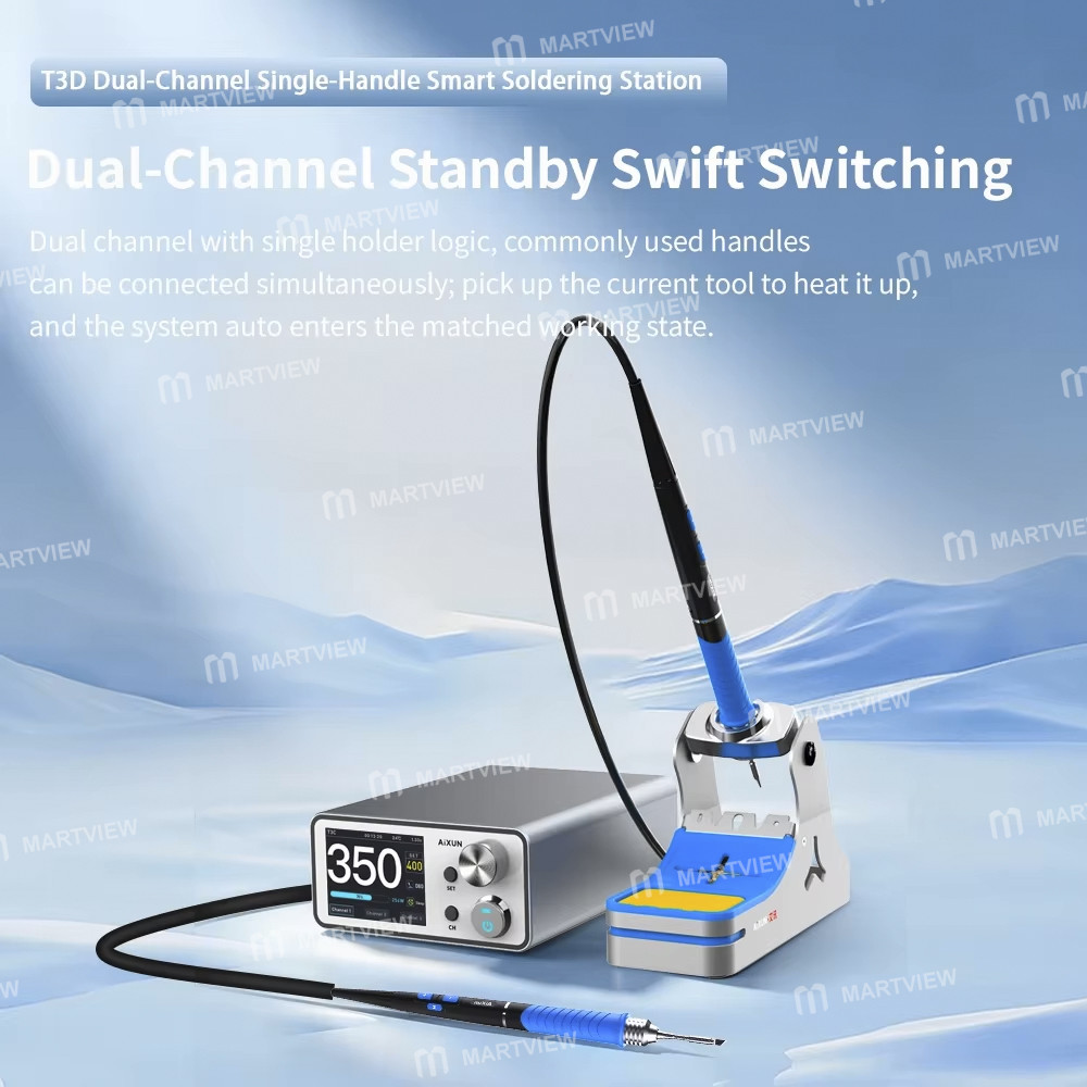aixun t3d-dual-channel-single-handle-smart-soldering-station-compatible-with-t225-t245-t210-t115-han