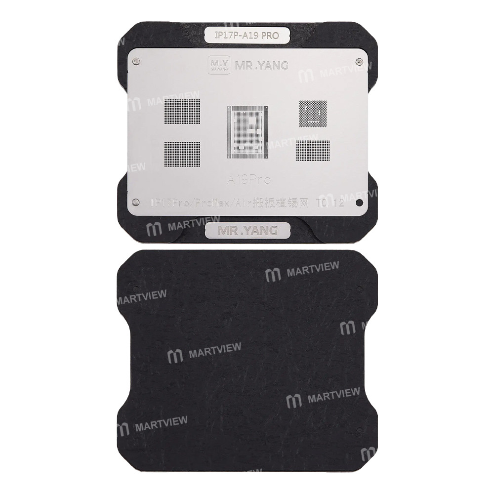 mryang 012mm-a19-pro-board-transfer-bga-reballing-stencil-platform-for-iphone-17-pro-17pro-max-air-6