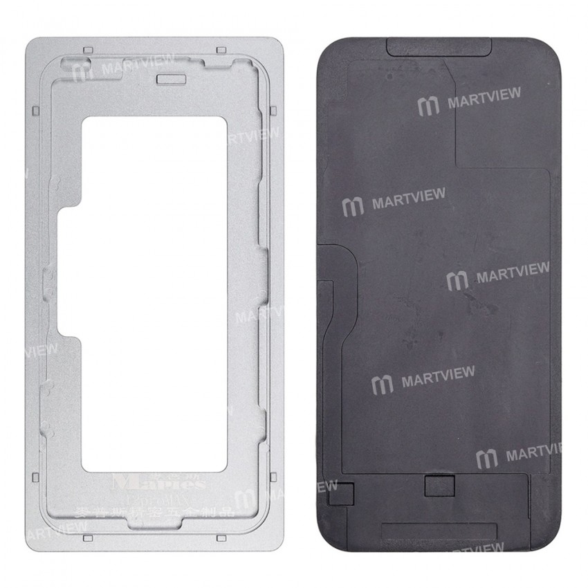 Maples Aluminum Alloy LCD Screen Laminating Positioning Mould for iPhone 12 Pro Max