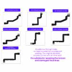 i2c face-id-infrared-fpc-cable-for-iphone-x-to-11pro-max-repair-of-face-id-after-fracture-and-damage