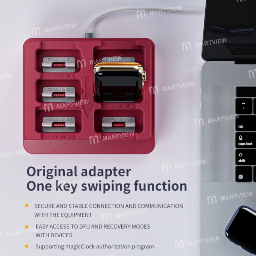 MagicAWRT 6in1 Recovery Adapter Restore Tool for iWatch S2 S1 S3 S4 S5 S6