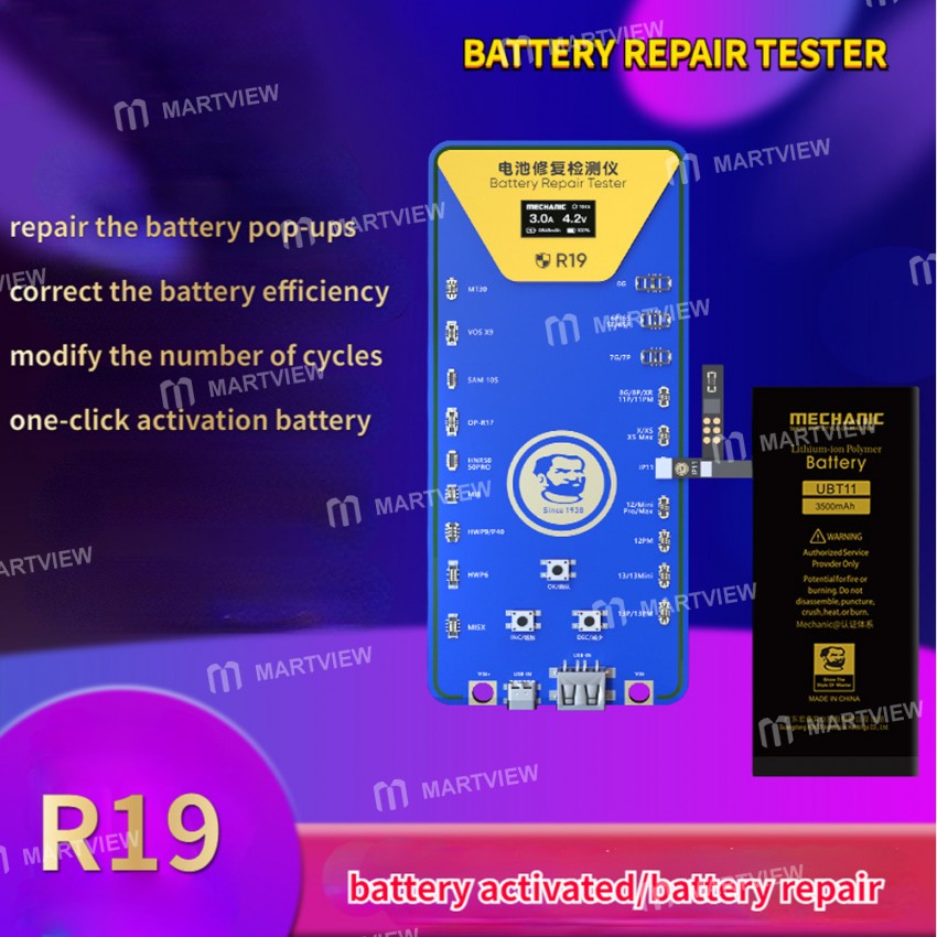 mechanic r19-battery-activated-repair-tester-for-iphone-11-to-13pro-max-and-android-phones-1