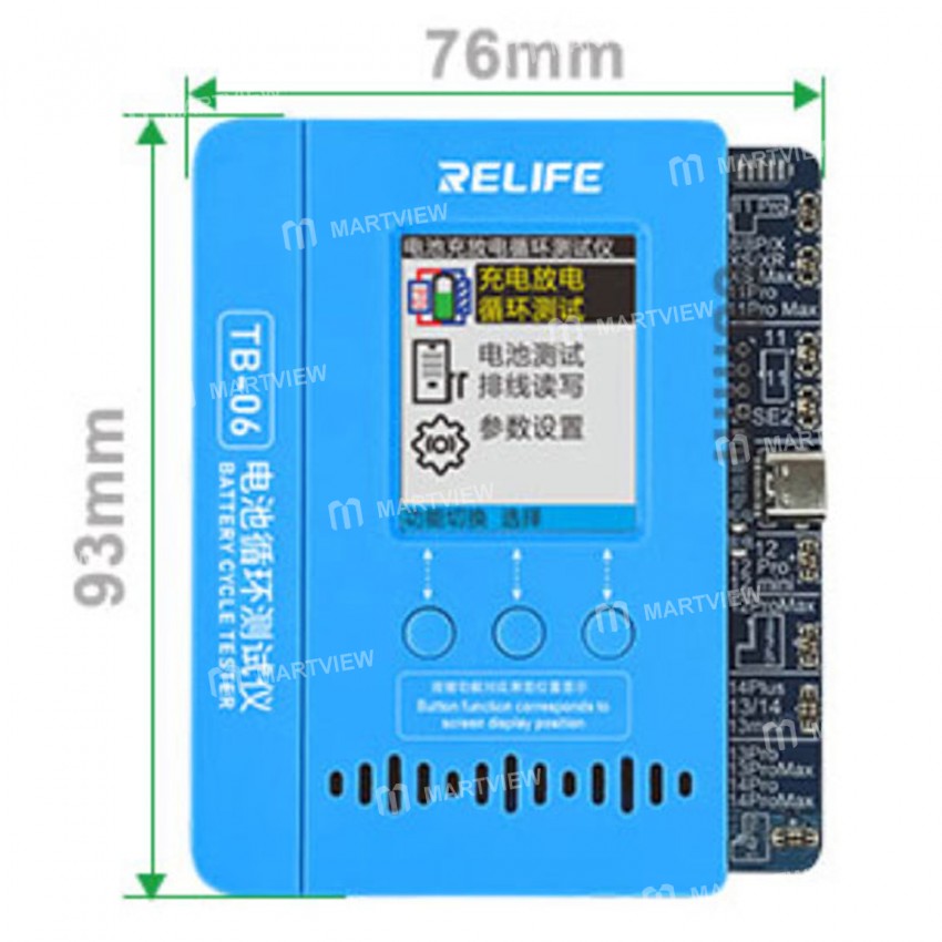 relife tb-06-single-and-dual-battery-cycle-tester-for-iphone-8-to-14-pro-max-battery-data-repair-3