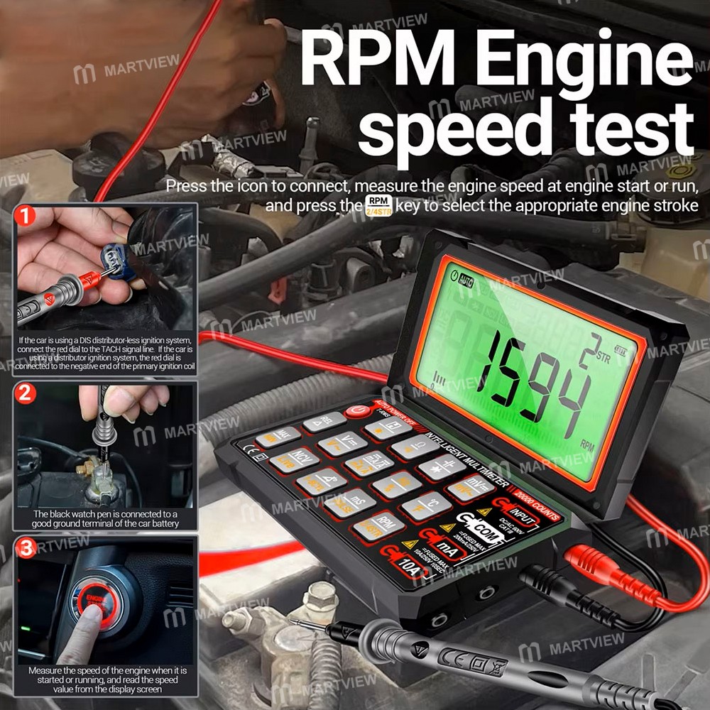 aneng 623-rechargeable-high-precision-smart-large-screen-digital-display-car-electrician-multimeter-