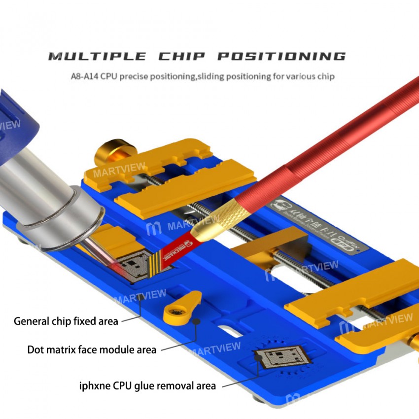 Mechanic OriFix 3in1 Precise Positionning IC Chip Double Beatings Universal Fixture for iPhone A8-A1