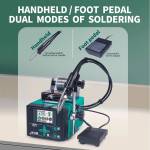 yihua 928dt-ii-230w-constant-temperature-auto-send-tin-soldering-station-with-foot-rest-8
