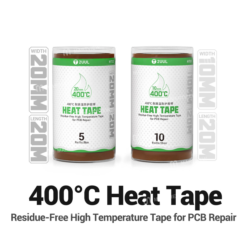 2uul ht01-ht02-residue-free-high-400c-heat-tape-for-pcb-repair-soldering-protection-4