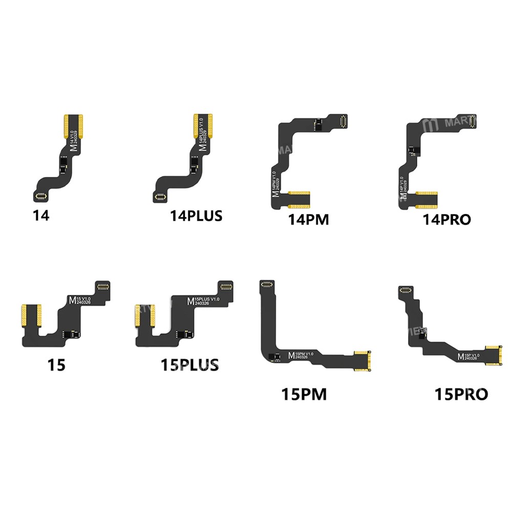 mijing zh01-front-camera-repair-fpc-flex-cable-for-iphone-14-to-15pro-max--soldering-version-2