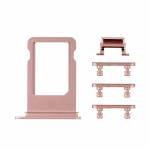 Replacement sim card slot holder tray volume button power button mute button for iPhone 7 plus