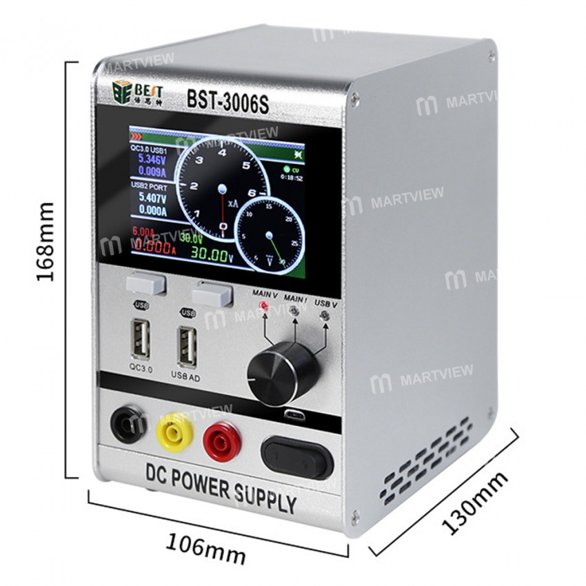BST-3006S 30V/6A HD Digital Display Maintenance Adjustable DC Stabilized Power Supply