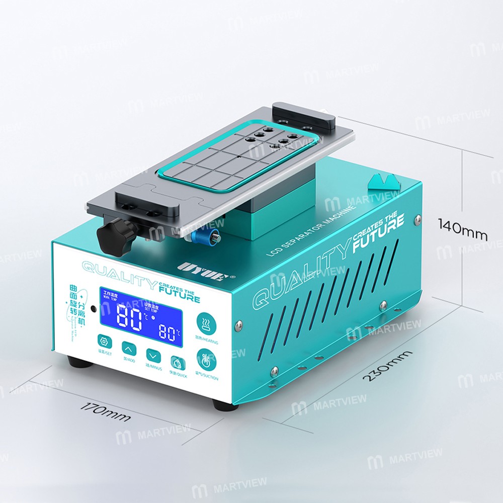 uyue 988s-2-360-adjustment-7-inch-double-suction-smart-lcd-screen-separating-machine-12