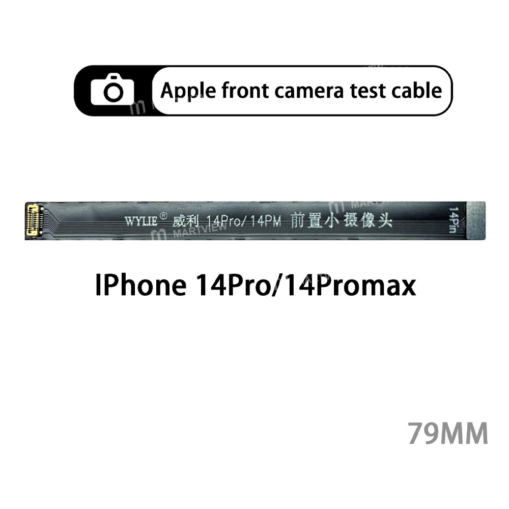 wylie front-camera-extension-test-flex-cable-for-iphone-x-to-16pro-max-4